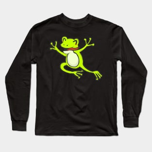 Frog Tadpole Toad Lurch Toad Froschlurch sweet Long Sleeve T-Shirt